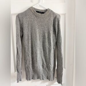 Zara Women's Gray Crew Neck Sweater